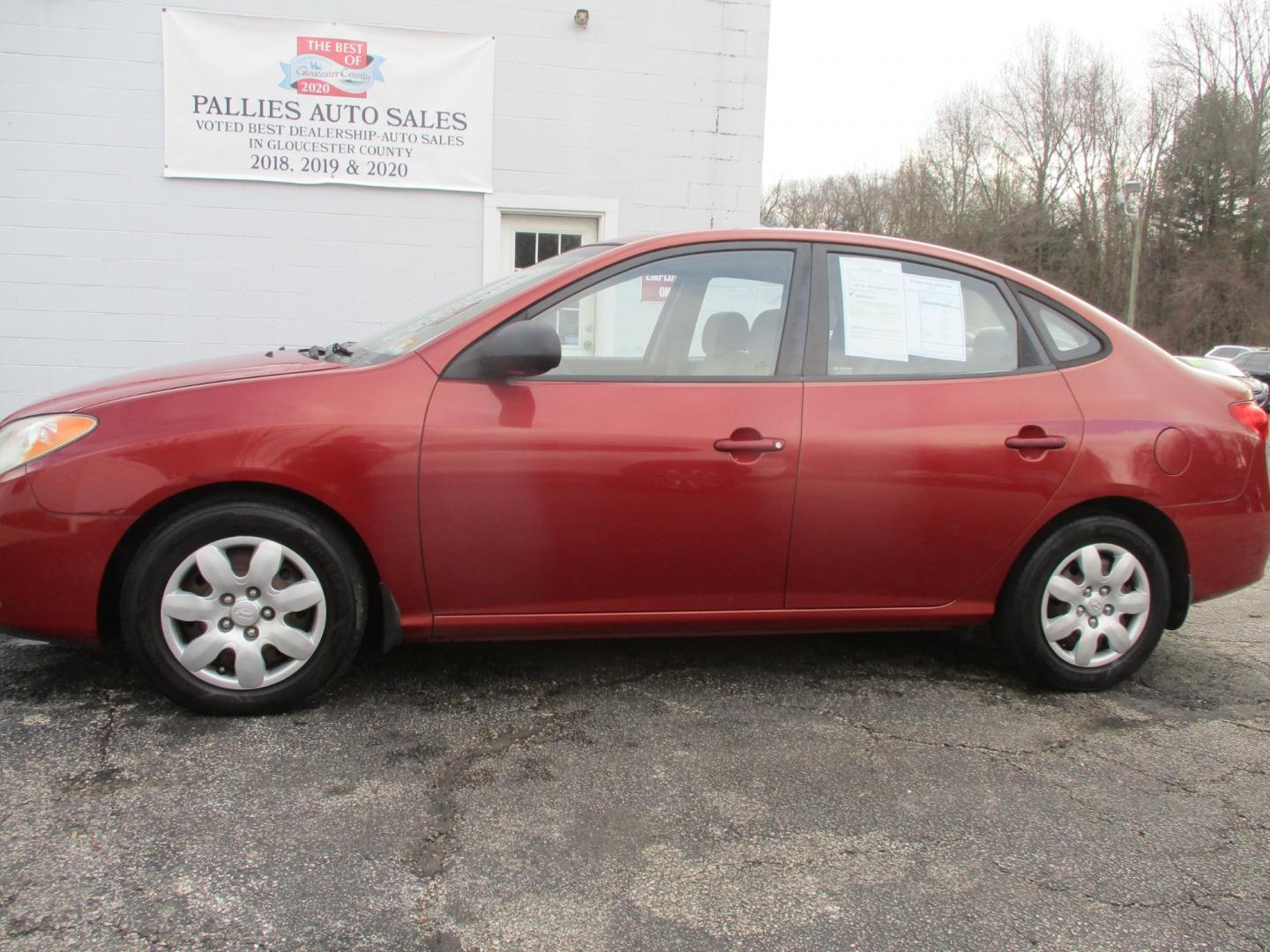 2008 RED Hyundai Elantra (KMHDU46D28U) , AUTOMATIC transmission, located at 540a Delsea Drive, Sewell, NJ, 08080, (856) 589-6888, 39.752560, -75.111206 - Photo#2